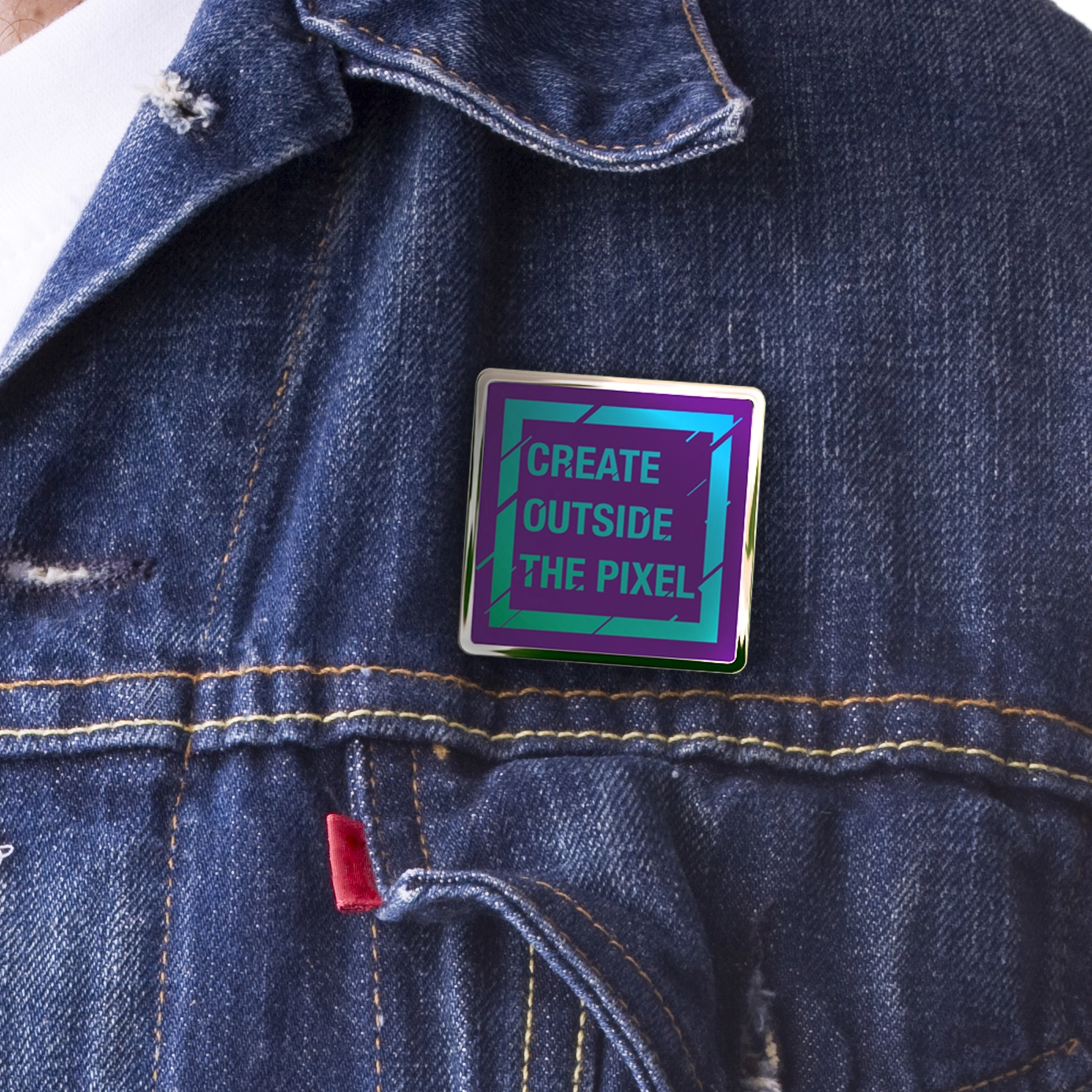 Outside the Pixel pin